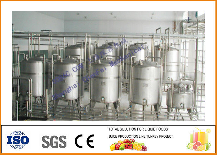 SS304 Complete Dairy Milk Production Line CFM-P-5-10-T/H CE Certification