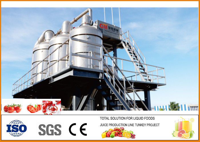 Small  Brix 36/38 and 28/30  Tomato Paste Processing Plant CFM-A-021-250-300