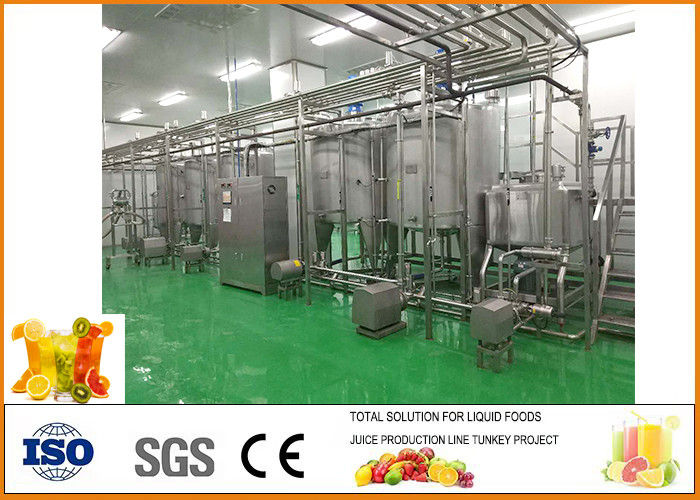 3T/H Fruit Juice Blending System Production Line CFM-B2-03T Easy Operation