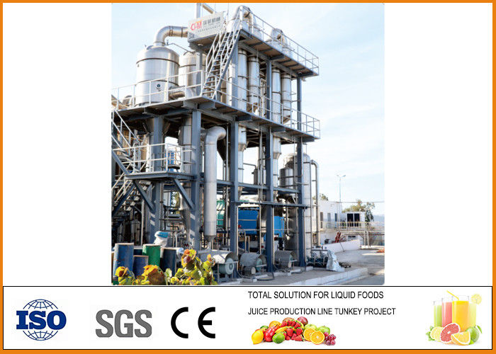 Circulation Type Multiple Effect Falling Film Evaporator Customized Dimension