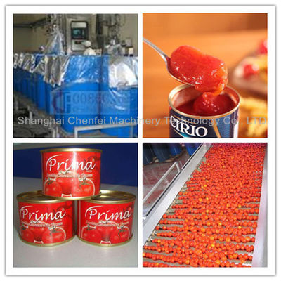 De volledige Productielijn van de de Ketchuptomatenpuree van het Tinblik 1 Jaargarantie